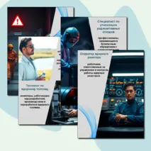 Россия индустриальная: атомная промышленность. Профессии. Листы для оформления.