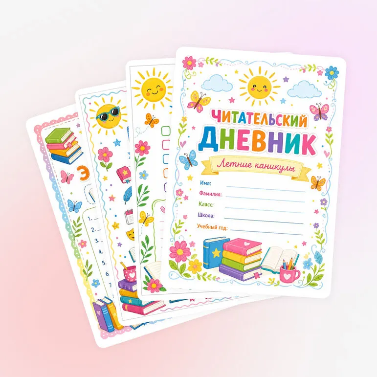 Читательский дневник. Читательский дневник на летние каникулы.