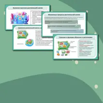Комплект (конспект + презентация + рабочий лист + лабораторная работа + тест) «Растительная клетка, ее изучение. Лабораторная работа «Изучение микроскопического строения листа водного растения элодеи»». Биология 6 класс