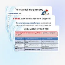 Инерция. Закон инерции. Взаимодействие тел как причина изменения скорости движения тел