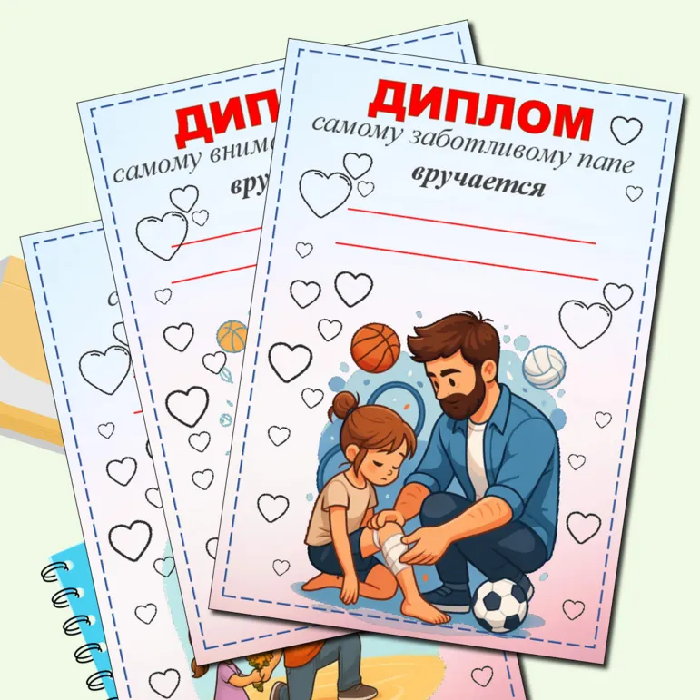 Дипломы ко Дню отца