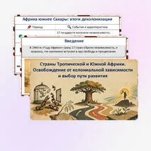 Презентация «Страны Тропической и Южной Африки. Освобождение от колониальной зависимости и выбор пути развития»