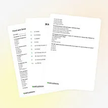 Жаттықтырғыш «Food and Drink»