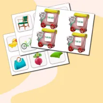 Дидактическая игра «Паровоз местоимений» для детей 5-7 лет