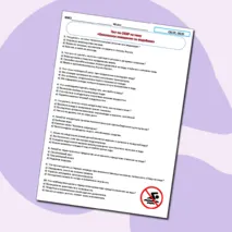 Тест по ОБЗР на тему «Безопасное поведение на водоёмах»
