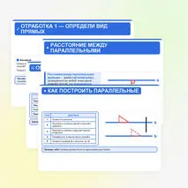 Презентация «Перпендикулярные и параллельные прямые» — 6 класс