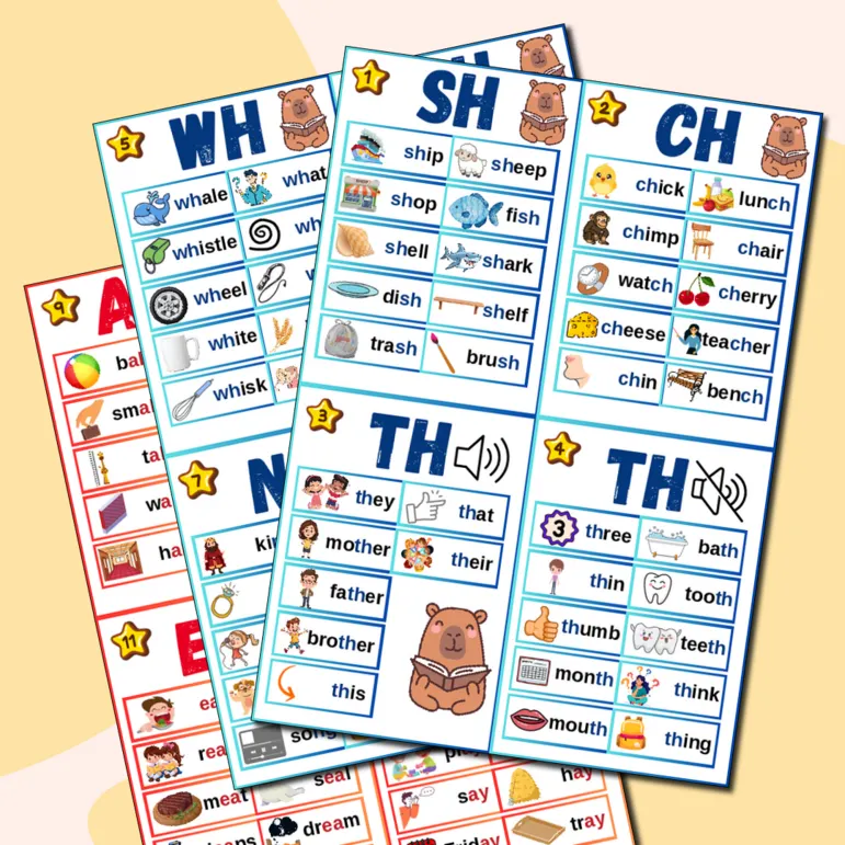 Spotlight 2, 3. Фониксы. Карточки для чтения (Phonics. Reading cards)