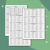 Карточки для проверки табличного умножения и деления
