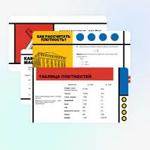 Плотность вещества. Расчет массы и объема тела по его плотности
