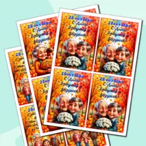 Открытки «День бабушек и дедушек» (28 октября), «С днём бабушек и дедушек»