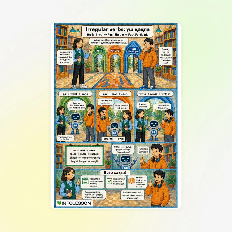 Комикс «Irregular verbs»