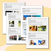Задания для отработки устной части ЕГЭ по английскому языку (сравнение картинок)