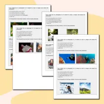 Задания для отработки устной части ЕГЭ по английскому языку (сравнение картинок)