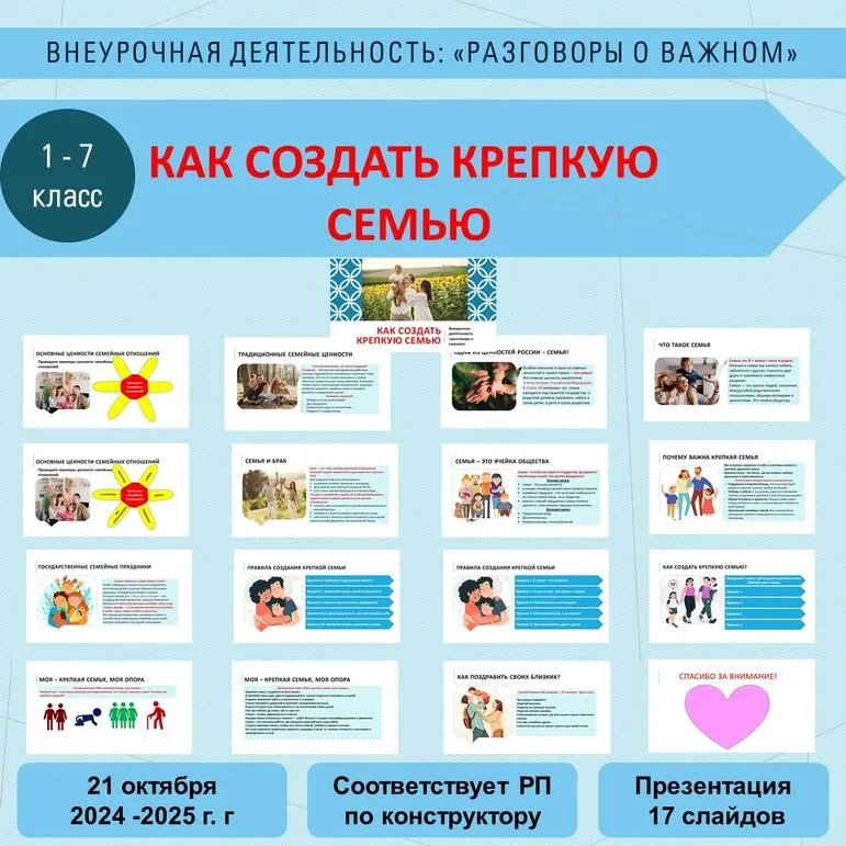 Презентация «Как создать крепкую семью»