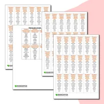 Карточки по русскому языку «Существительные мужского рода»