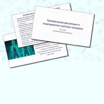 Комплект (презентация + рабочий лист) «Гуморальная регуляция и эндокринная система человека» 10 класс (углубленный уровень)