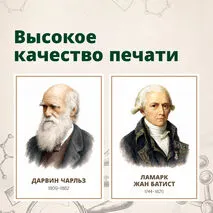 Комплект портретов «Великие биологи» (10 шт.) для оформления кабинета биологии