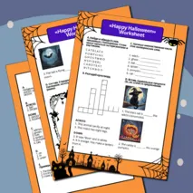 «Happy Halloween» Worksheet (Рабочий лист « Счастливого Хэллоуина» )