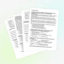 Spotlight 7 Entry Test Входная контрольная работа для 7 класса (5 вариантов)