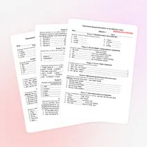 Комплект «Переходная проверочная работа по английскому языку» (2-9 классы)