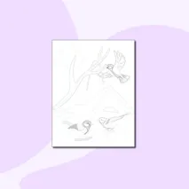 Книжка-раскраска для детей на тему «Синичкин день!»