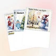 Новый год 2027. Новогодние обертки на шоколад и шоколадные конфеты.