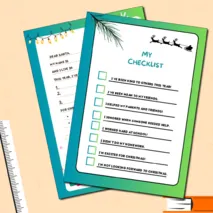 «Шаблон письма для Санты» + чек-лист. Letter to Santa+checklist
