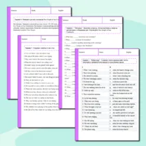 Рабочий лист по английскому языку. Тема: Past Simple и Past Continuous