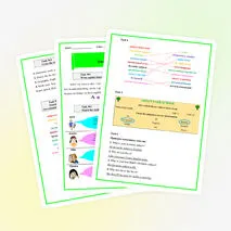 Рабочий лист к УМК Spotlight 5 Module 1c 