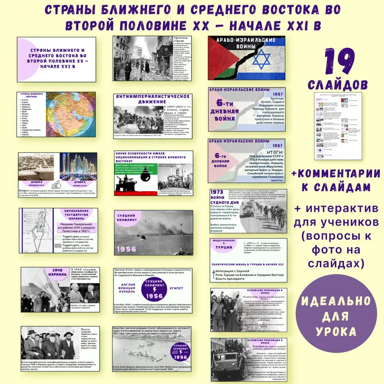 Презентация по всеобщей истории «Страны Ближнего и Среднего Востока во второй половине XX — начале XXI в»