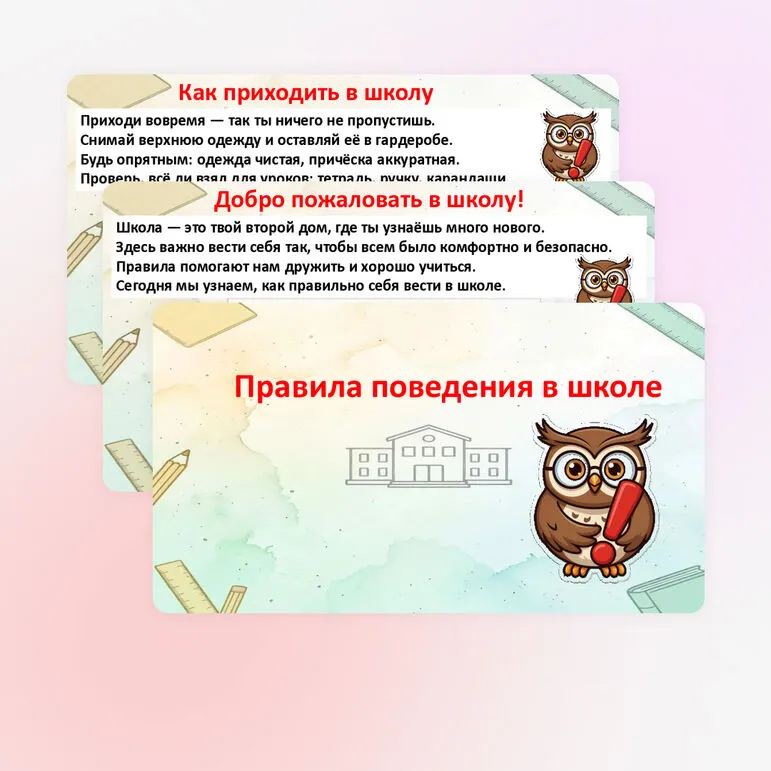 Презентация «Правила поведения в школе»