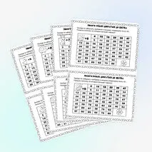 Карточки по математике «Устное сложение и вычитание чисел в пределах 100»