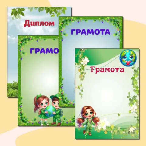 Набор грамот № 2 по теме 