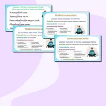 Презентация по русскому языку «Морфологический анализ причастия» (7 класс)