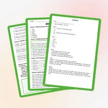 Рабочий лист Spotlight 6, Module 2B «My Place»