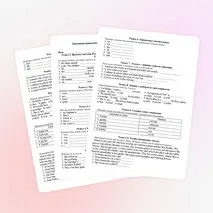 Комплект «Переходная проверочная работа по английскому языку» (2-9 классы)