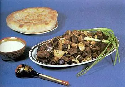 Kazakhstan food - Kuirdak