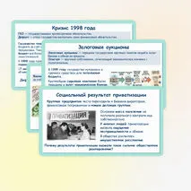Презентация по истории России «Российская экономика в условиях рынка» 11 класс