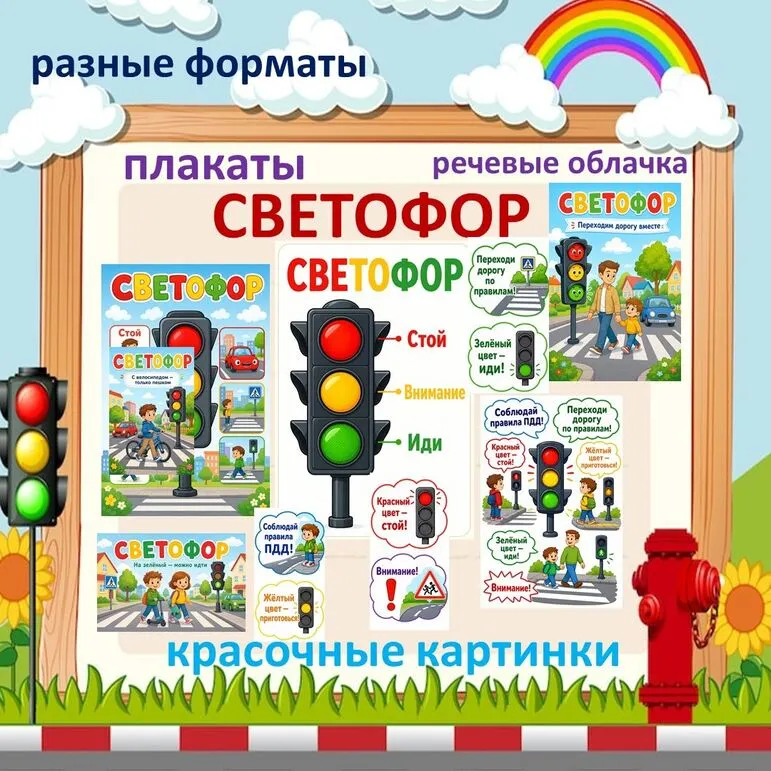 Комплект для оформления школы и детского сада 
