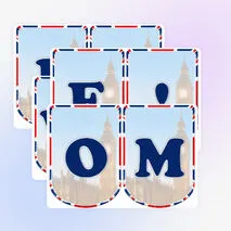 Оформление кабинета английского языка (постеры и флажки-растяжка)