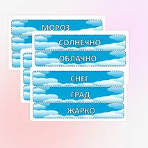Оформление кабинета «Погода»