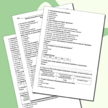 Проверочная работа по окружающему миру по разделу «Земля и человечество» 4 класс