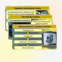 Презентация «Аддитивные технологии. Области применения трёхмерного сканирования»