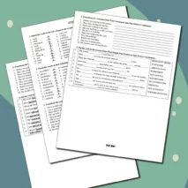 Рабочие листы «Контрольная работа по английскому языку 8 класс, модуль 3, Spotlight»