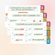 Слог и ударение. Урок 37. Русский язык. 5 класс. Презентация.
