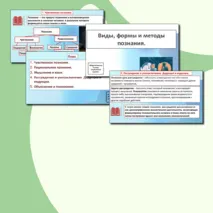 Презентация «Виды, формы и методы познания».