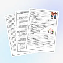 Анкета для родителей: Социальный паспорт класса