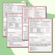 Rainbow English 4 класс. Контрольная работа Unit 1