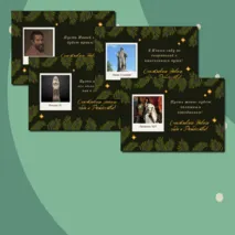Новогодние поздравительные открытки с историческими личностями