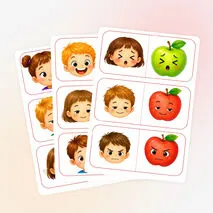 Дидактическая игра «Найди одинаковые эмоции»